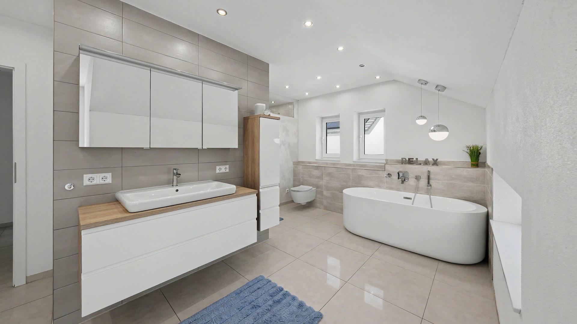 Badezimmer Ansicht 2