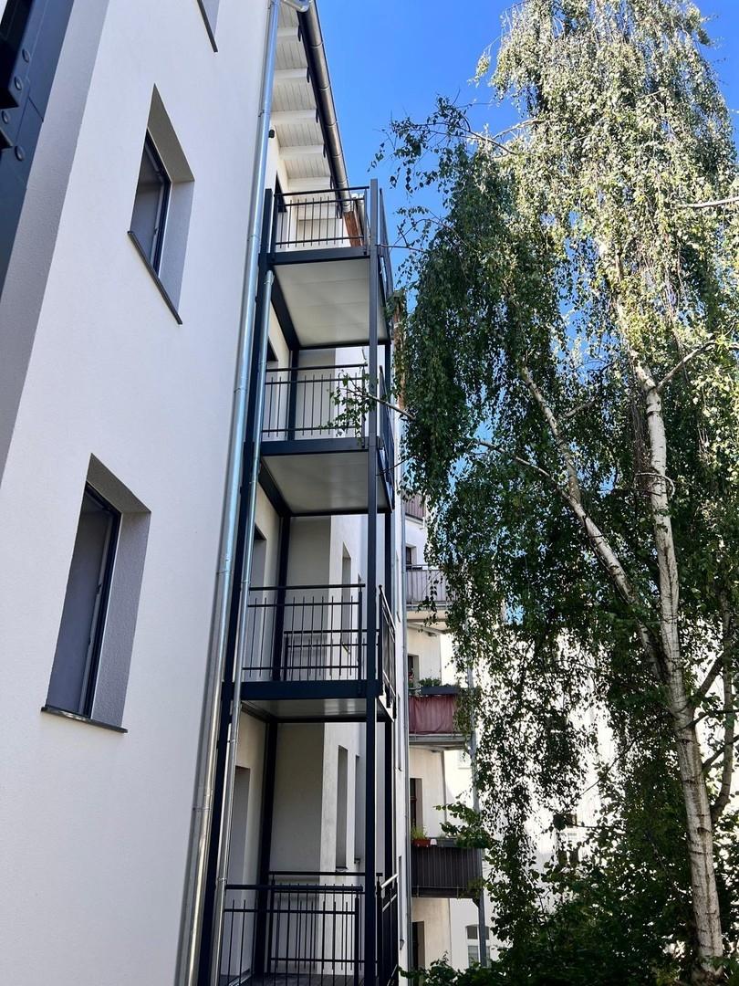 Ansicht Balkonanlage