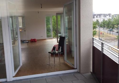 Blick vom Balkon