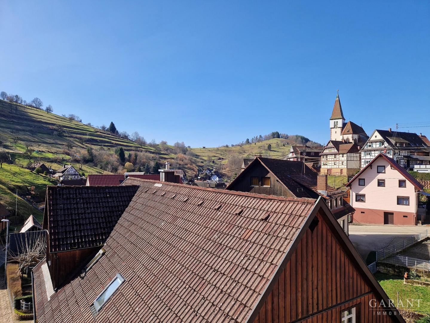 Blick vom DG auf die Umgebung