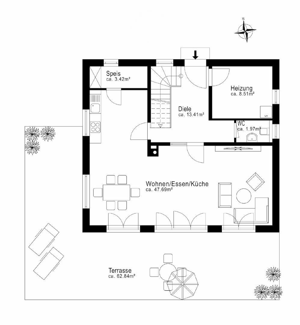 Grundriss Erdgeschoss