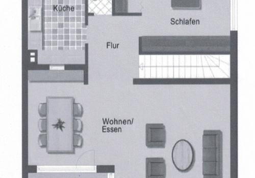 Grundriss im OG