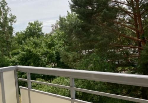 Blick vom Balkon