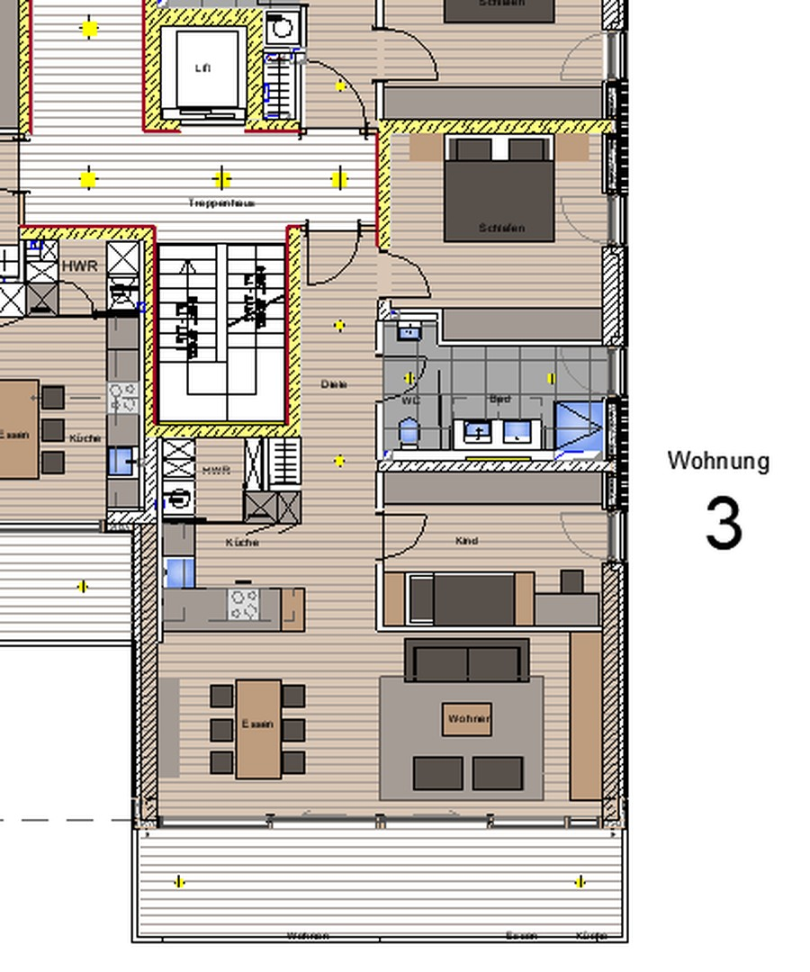Erdgeschoss - Wohnung 3