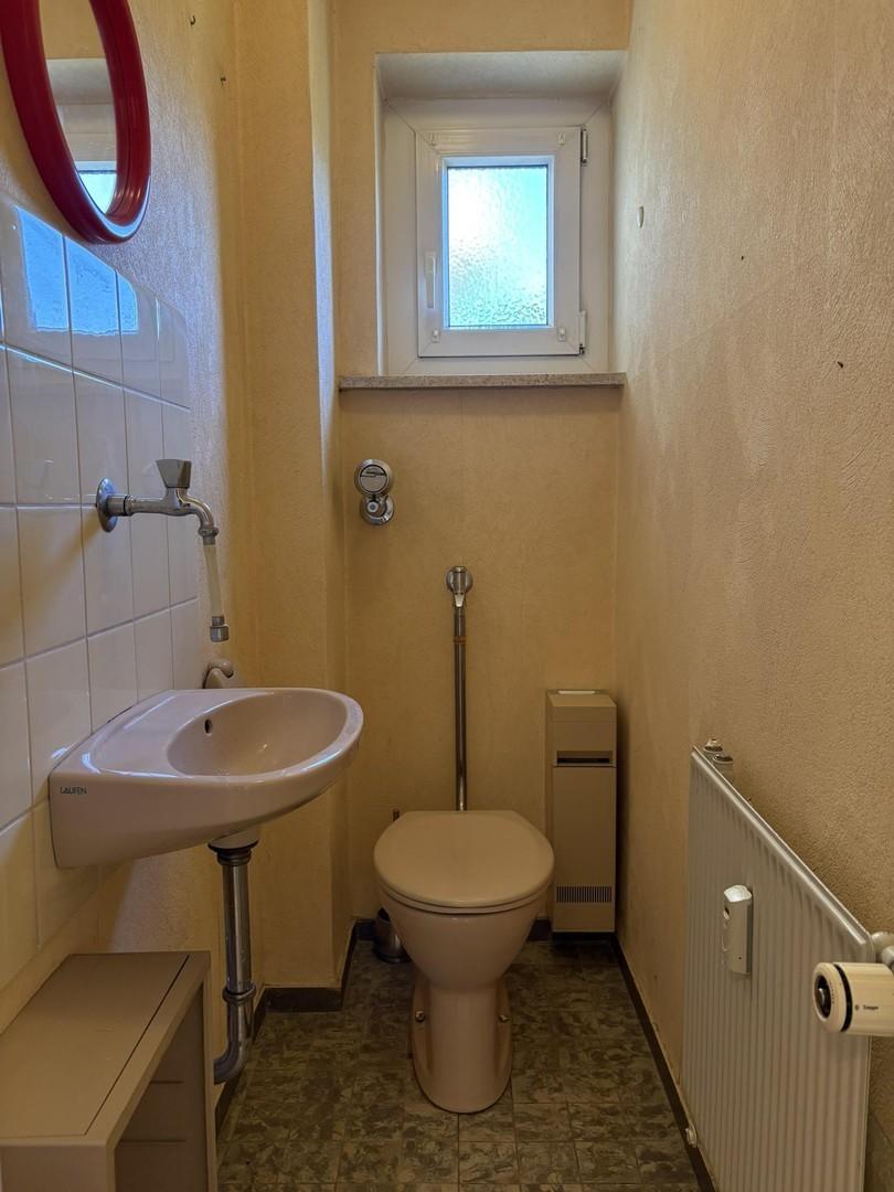 WC separat mit Tageslicht