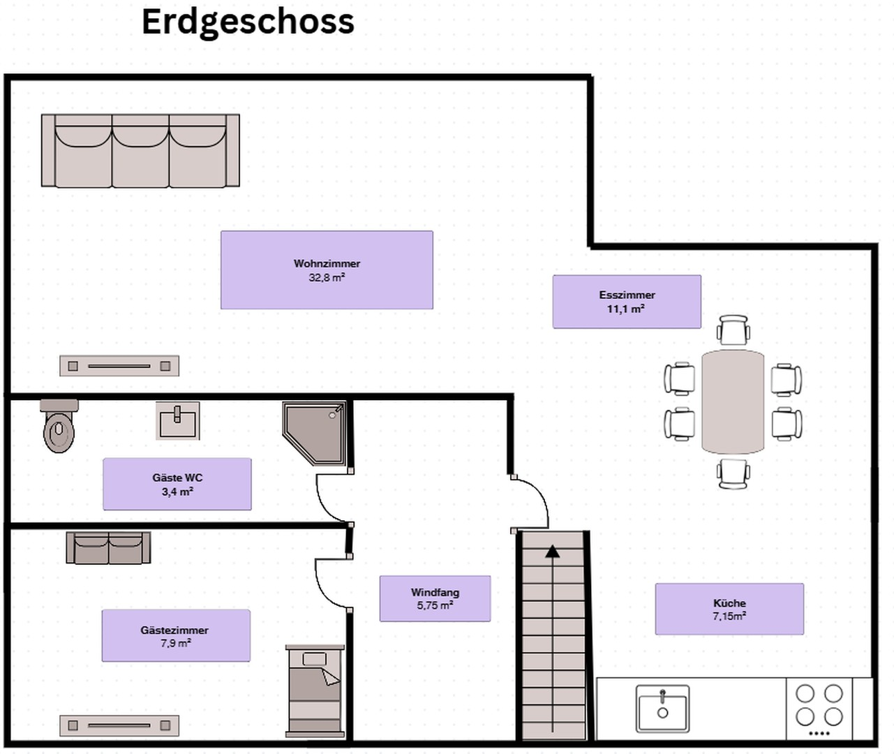 Grundriss Erdgeschoss