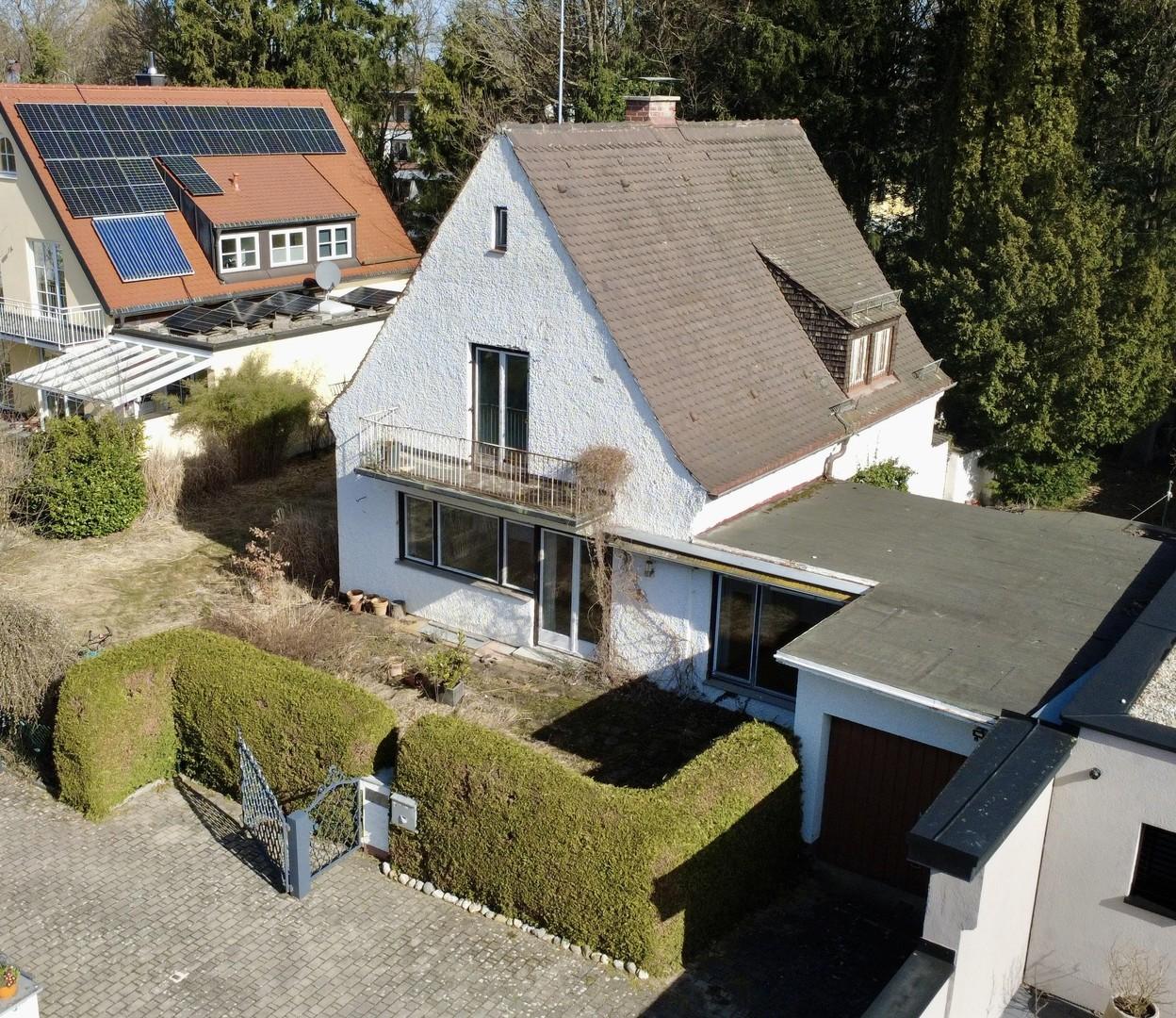 Luftansicht Haus