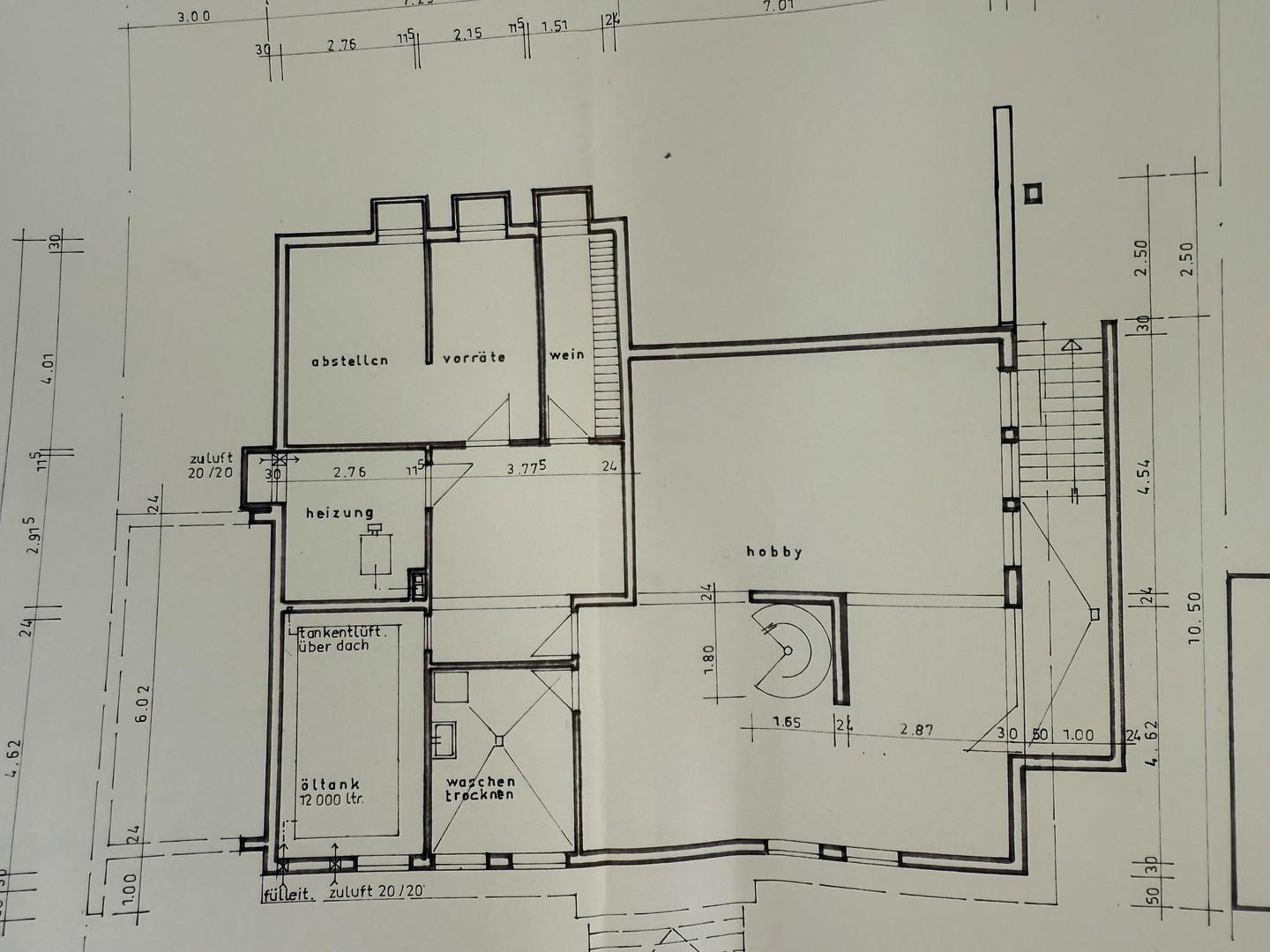 Grundriss Untergeschoss