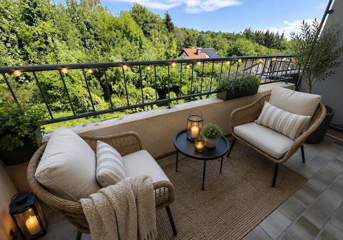 Virtuelle Einrichtung Balkon