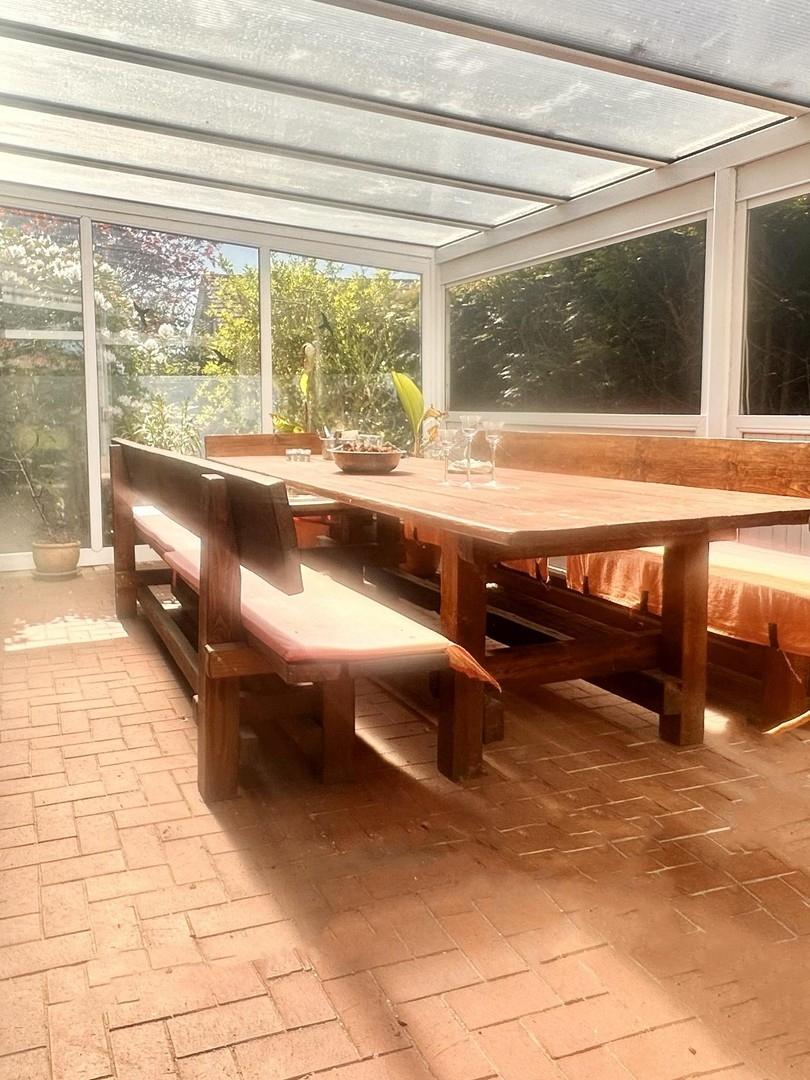 Sommergarten am Wohnzimmer