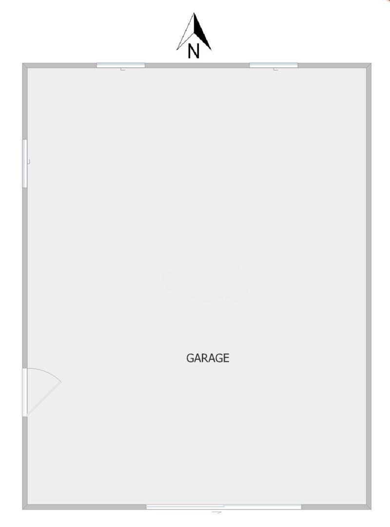 Grundriss der Garage