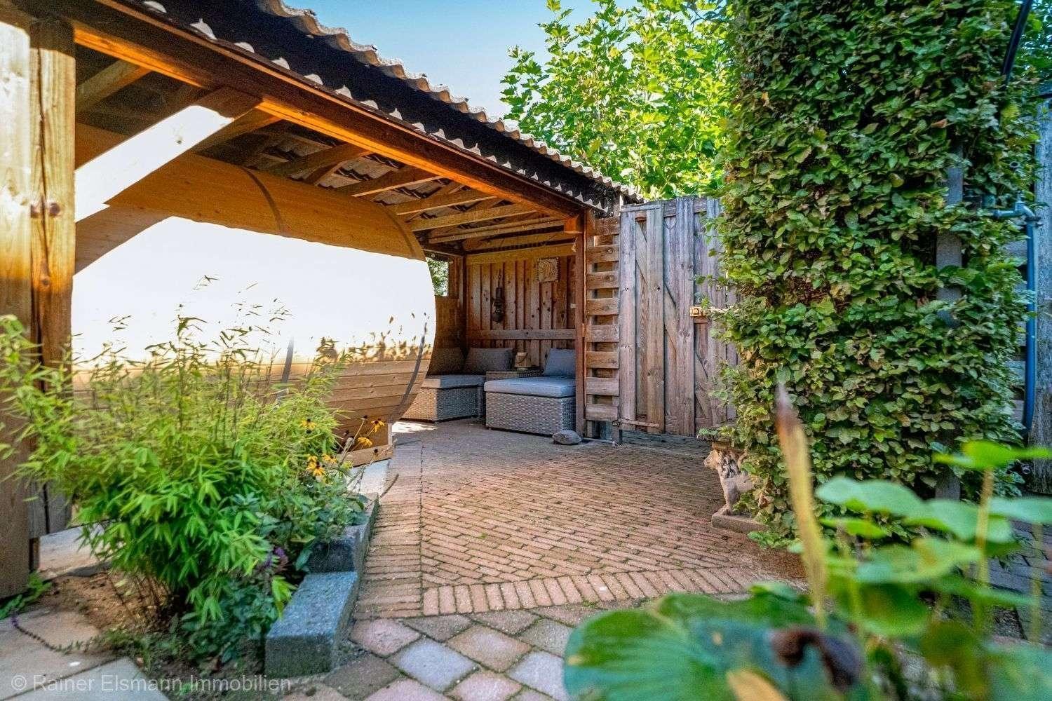 Überdachte Terrasse