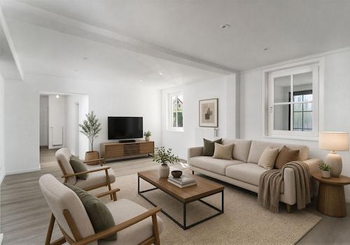 weitläufiges Wohnzimmer
