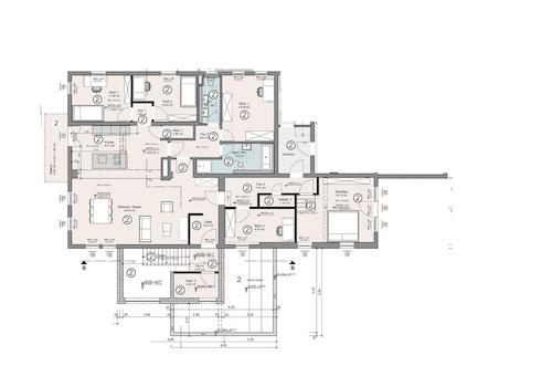 Grundriss mit Doppelgarage