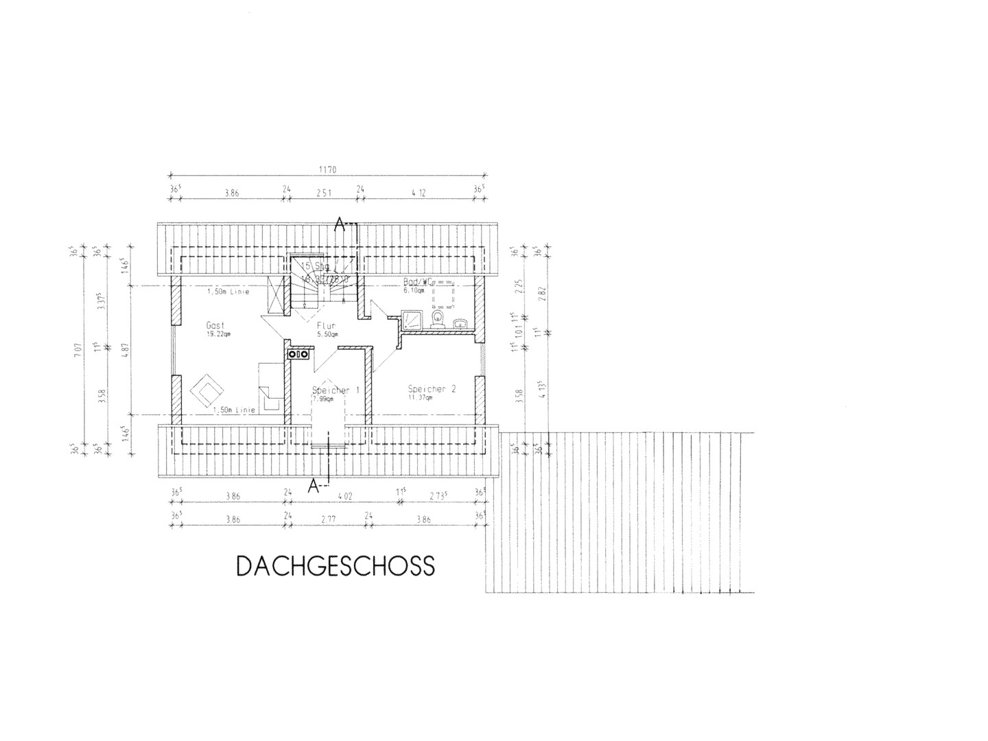 Grundriss Dachgeschoss