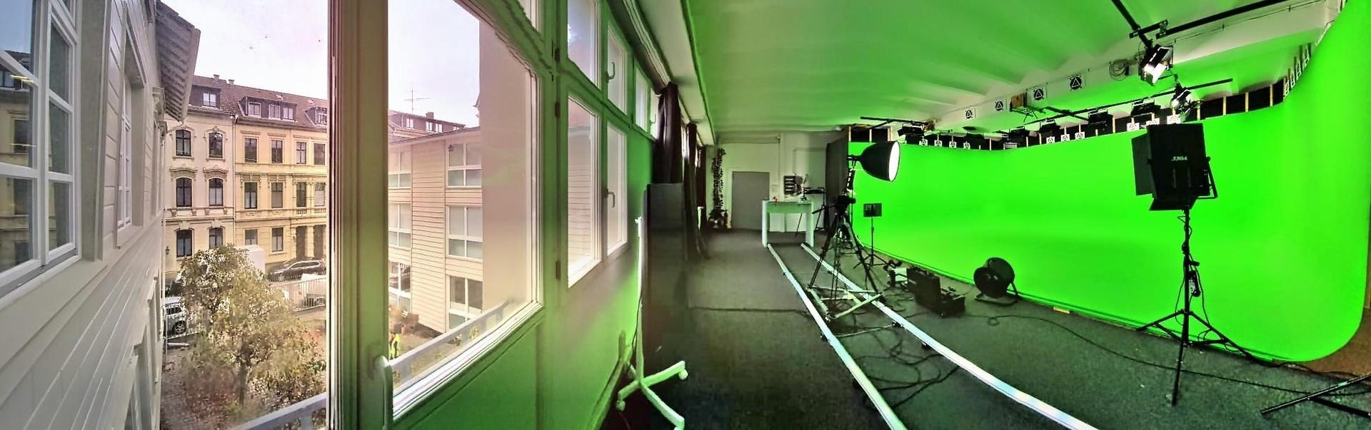 aktuell: Greenscreen-Studio