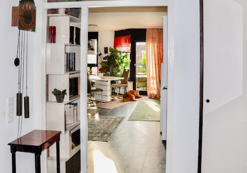 Blick ins Wohnzimmer