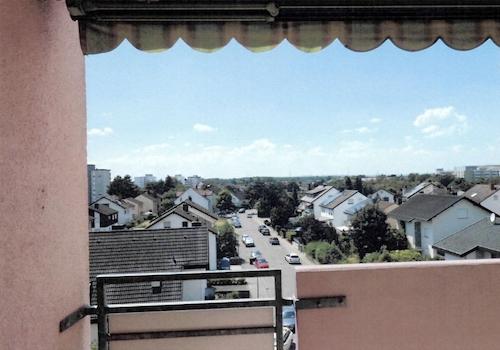 Ausblick vom Balkon