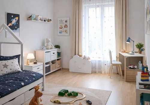 Kinderzimmer visualisiert