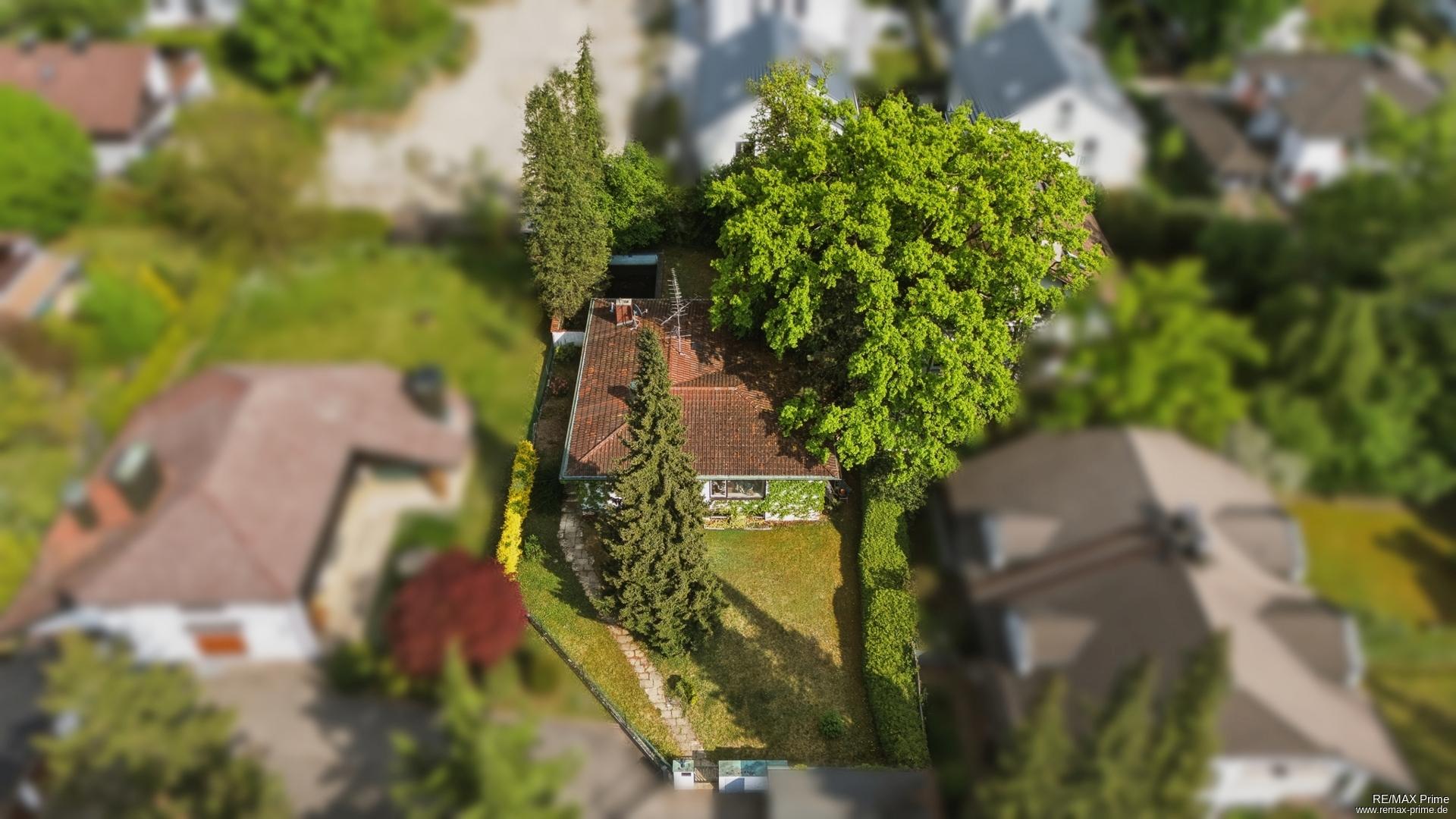 Großzügige Grundstücksstruktur mit besonderem Seltenheitswert