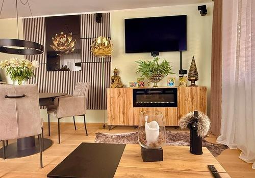 Wohnbereich mit TV