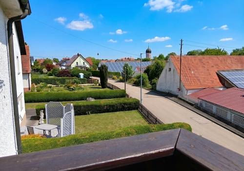 Blick vom Balkon