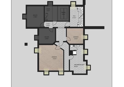 Grundriss Untergeschoss Hobby