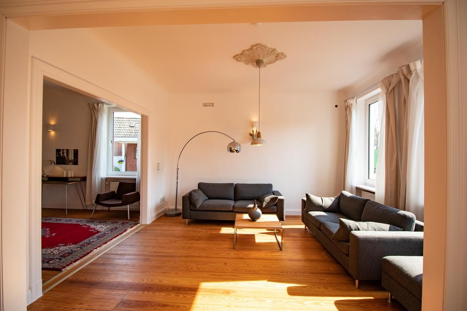 Blick ins Wohnzimmer