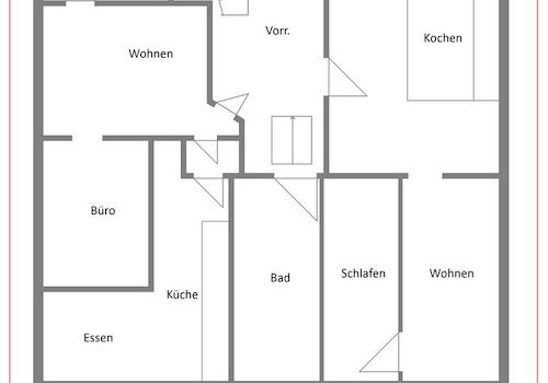 Grundriss  Obergeschoss