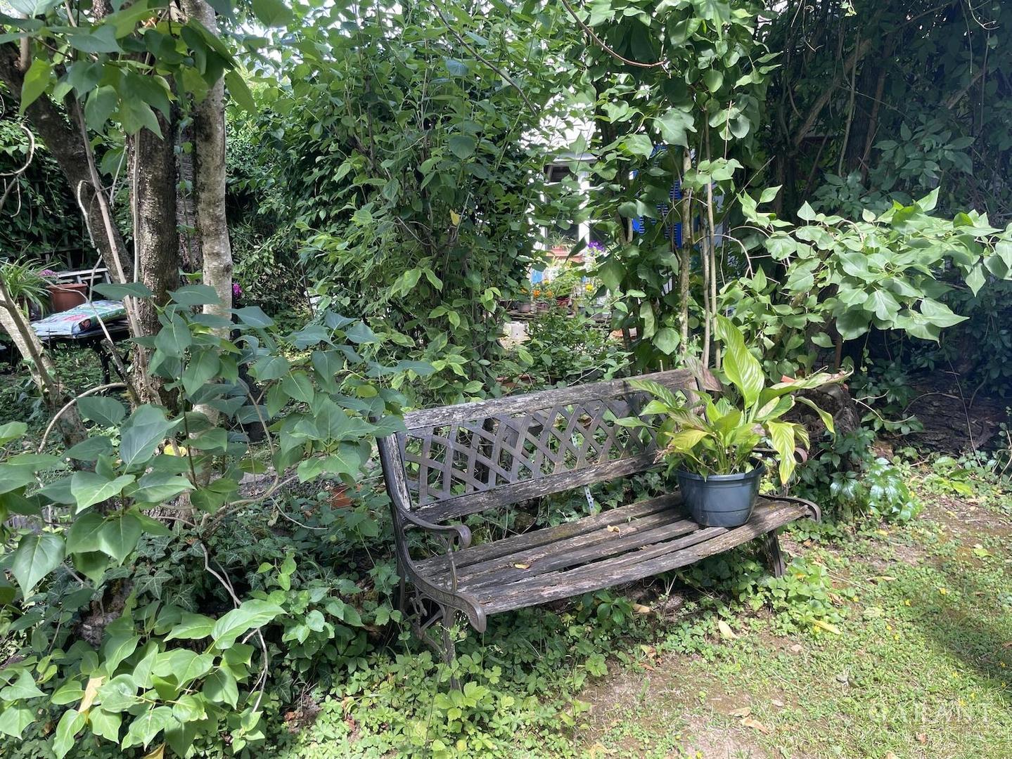 eine kleine Pause im Garten
