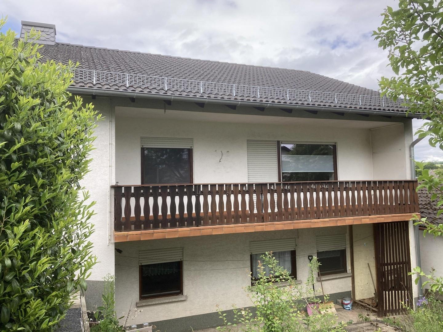Gartenansicht/Balkon