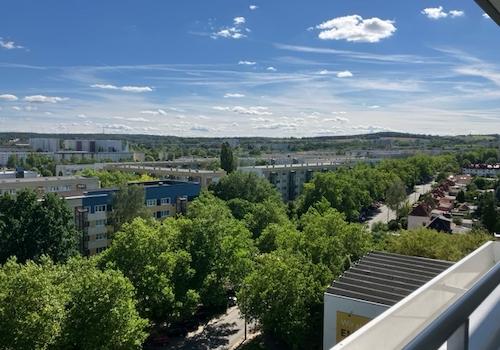 Ausblick Balkon