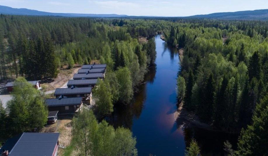 Luftansicht Fluss Veman 