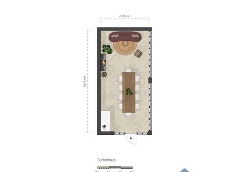 Grundriss Gartenhaus