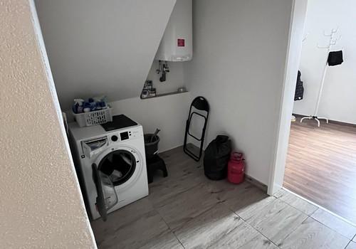Abstellnische mit WM u. Boiler