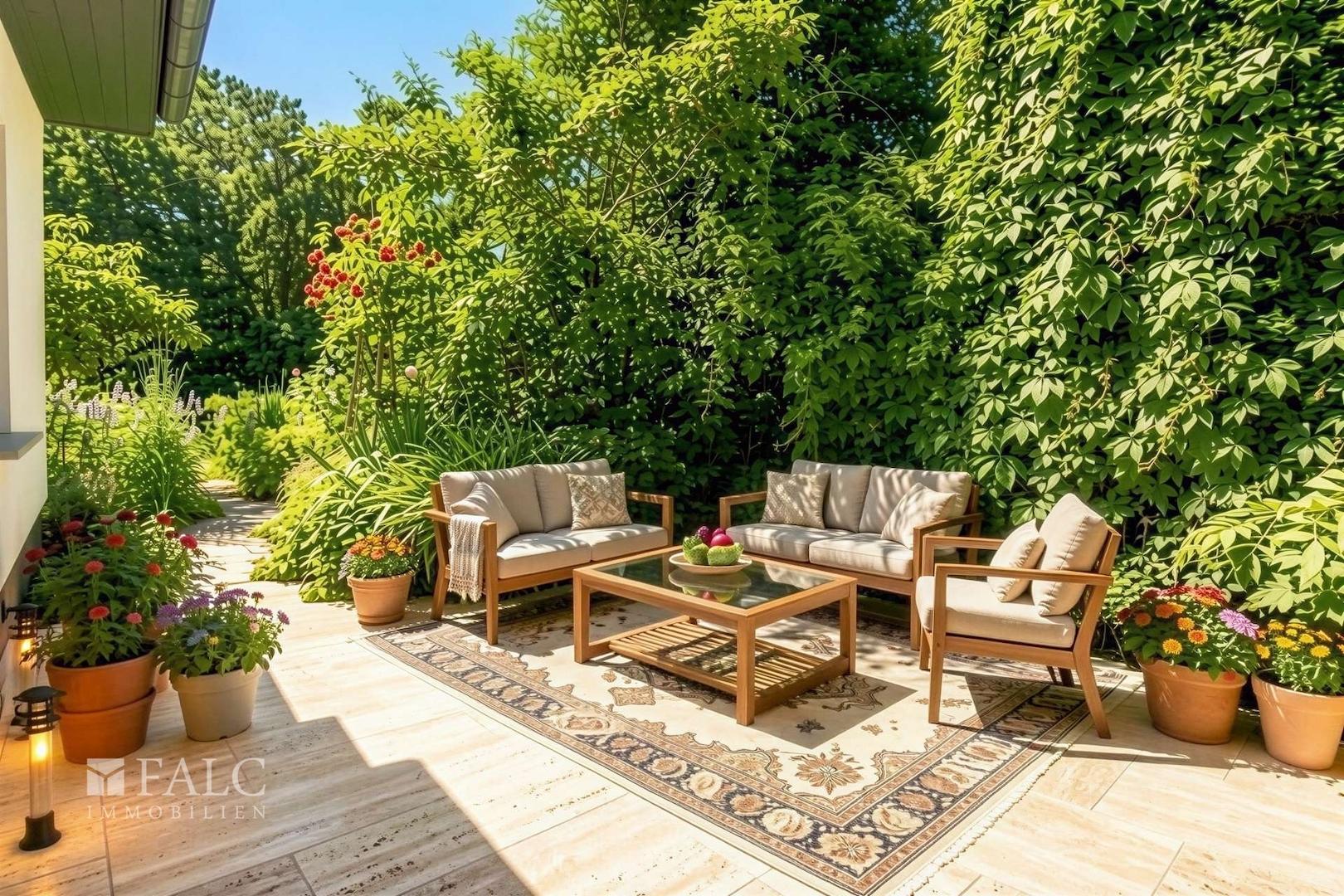 Terrasse Haus 1 -  (KI generiert)