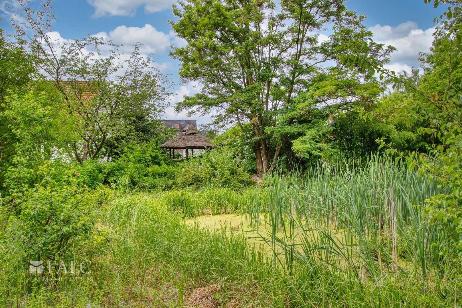 Garten mit Teich