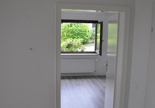 Zugang Schlafzimmer weiß