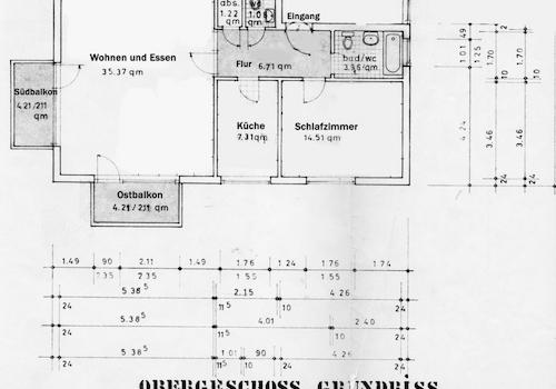 Grundriss Flächenberechnung