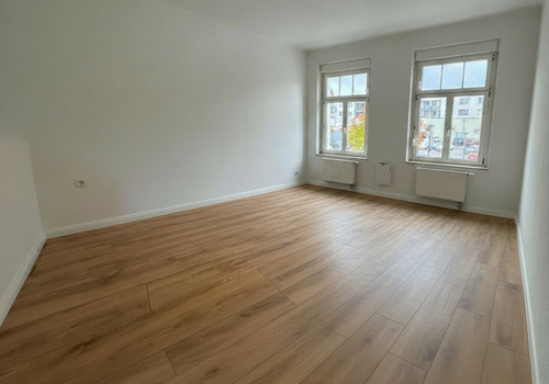 Wohnzimmer saniert