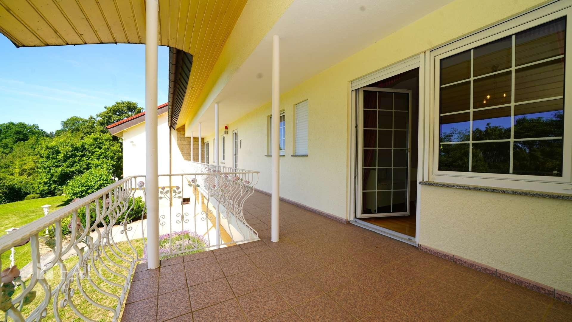 Balkon mit toller Aussicht