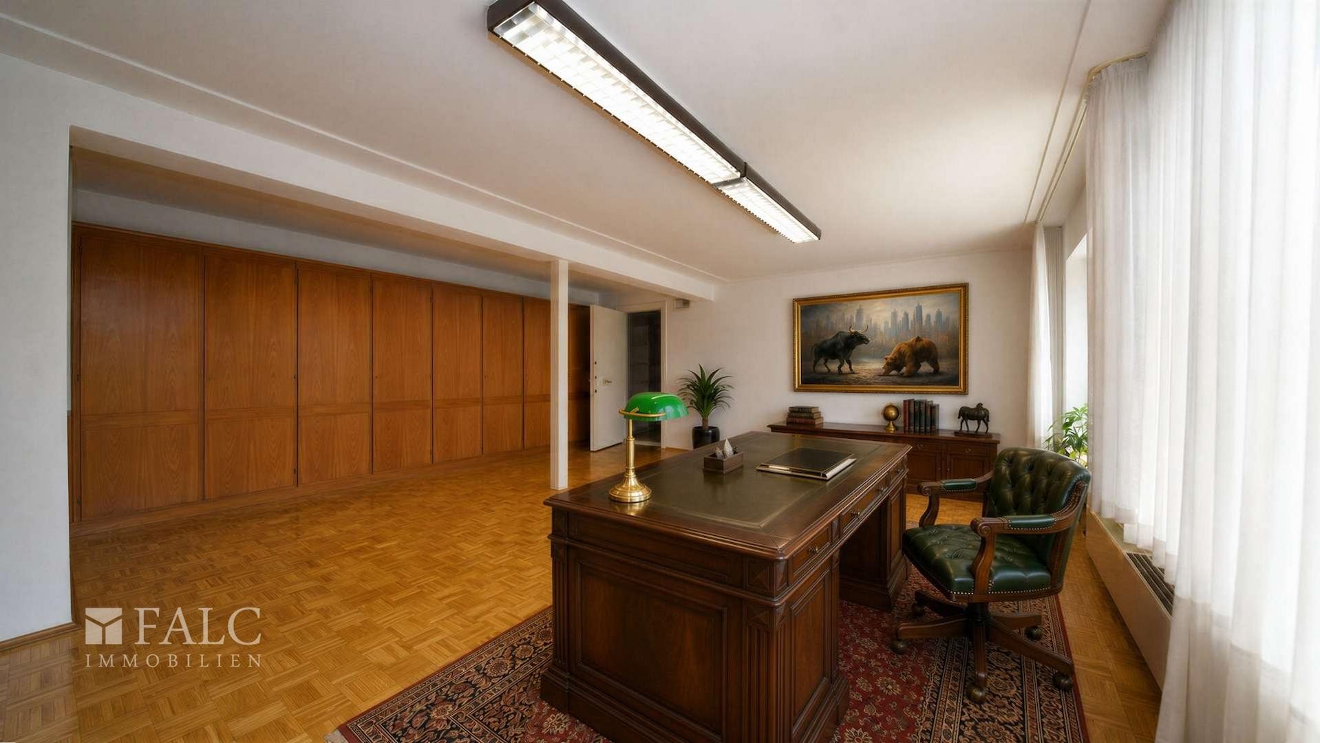 Arbeitszimmer im Souterrain