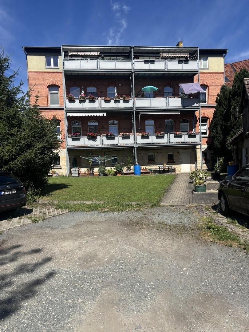 Haus von hinten
