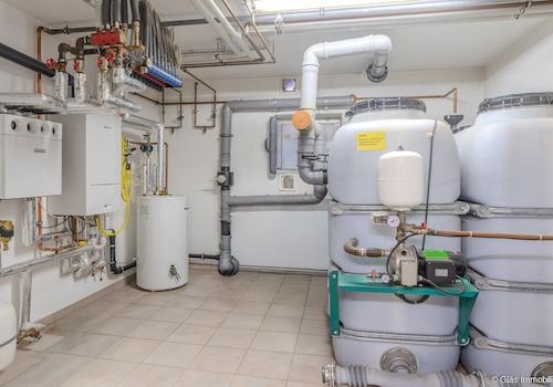 Moderne Haustechnik mit Regenwassernutzung