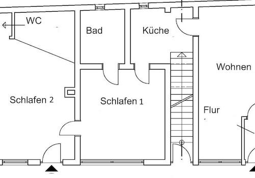 Grundriss der Wohnung