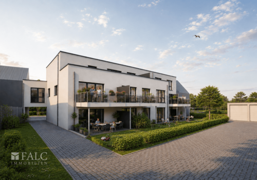 Rückansicht mit Durchfahrt