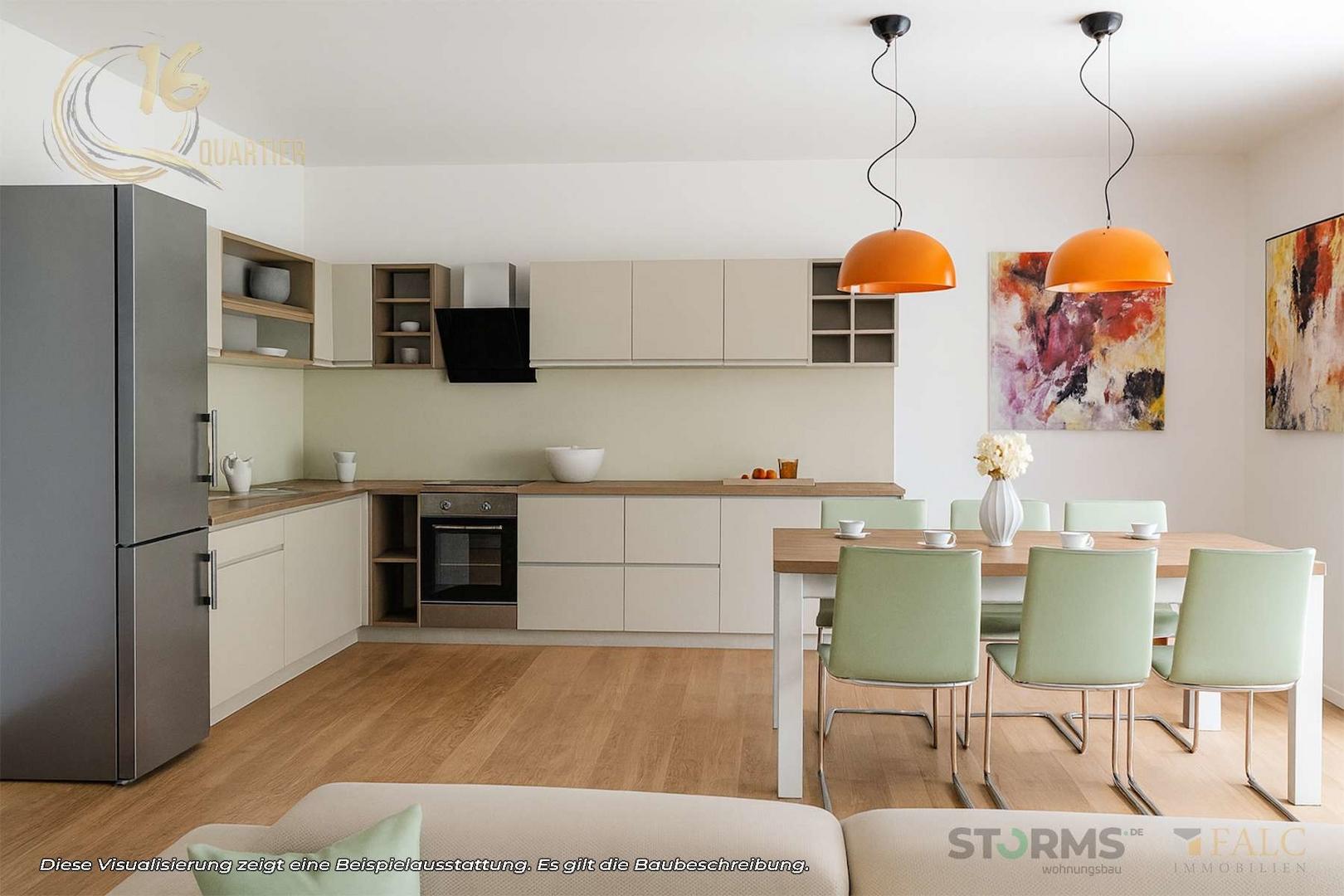 Küche und Esszimmer