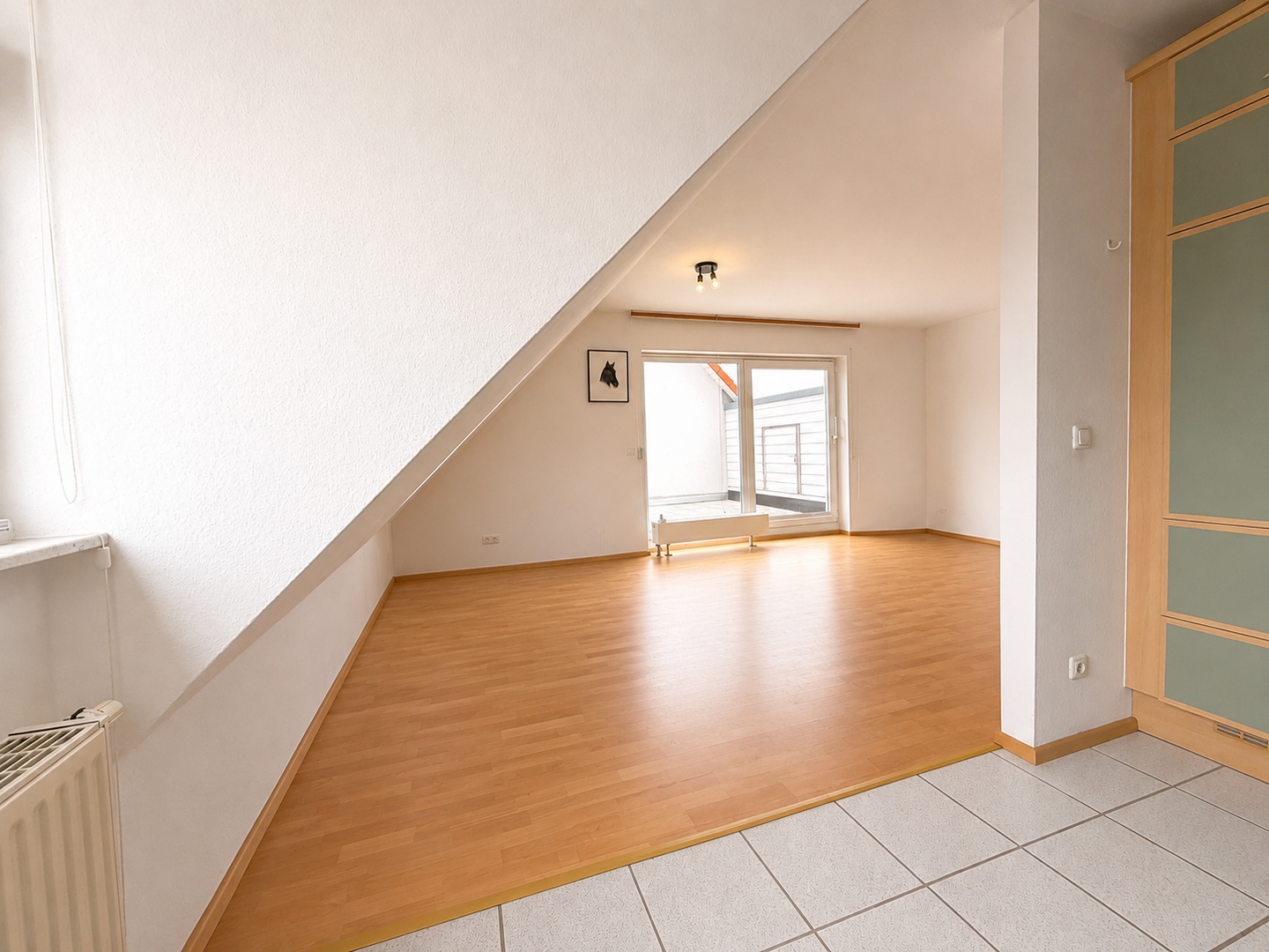 Blick ins Wohn- Esszimmer