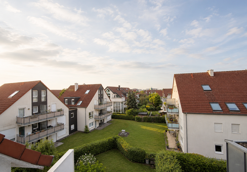 Ausblick von der Südterrasse