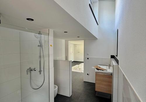 Badezimmer mit Oberlicht